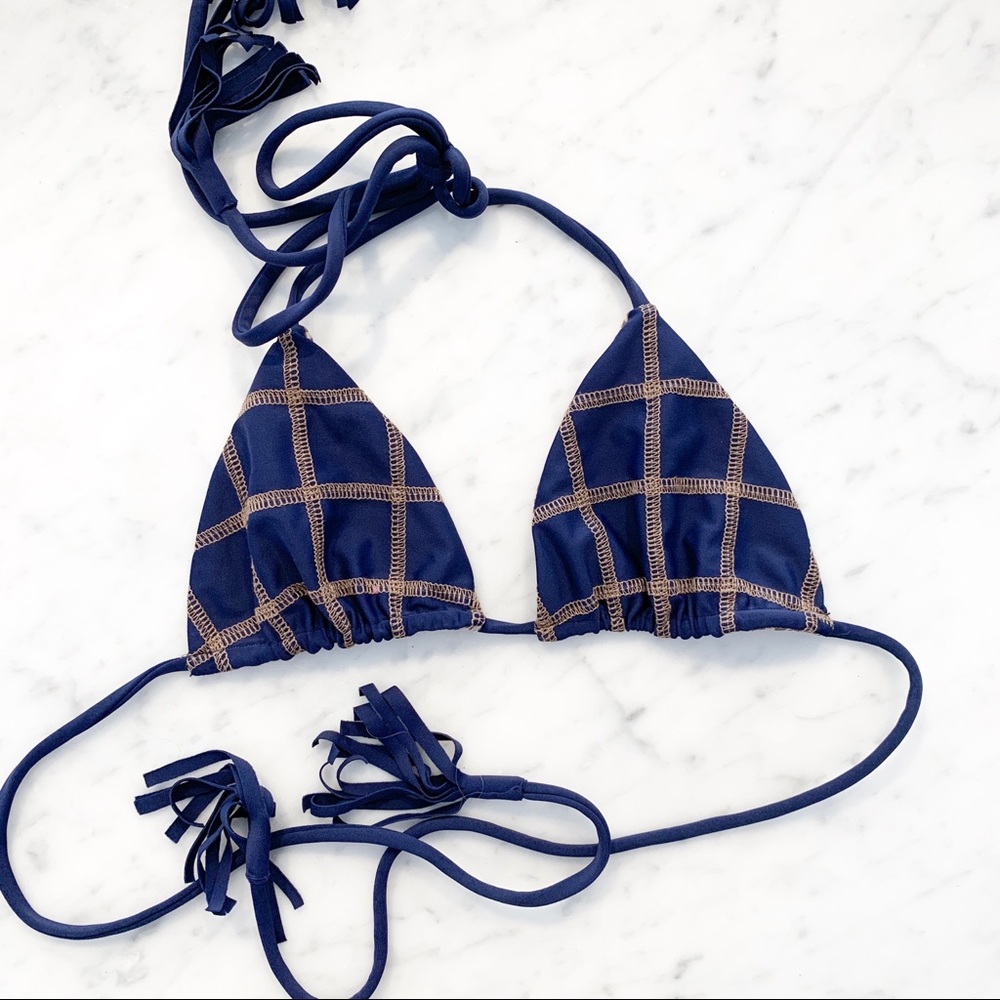 New Acacia Swim Humuhumu Top in Ocean Stitch